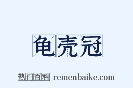龟壳冠是什么意思的图片